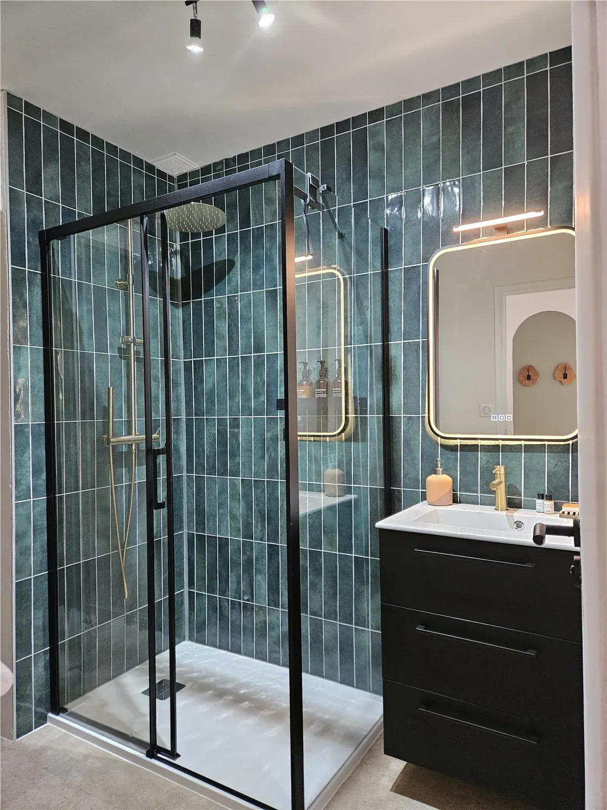 Salle de bain de l’hébergement Le Hérisson