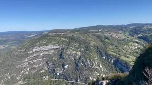 Panorama depuis le belvédère de la Roche Blanche à Septmoncel